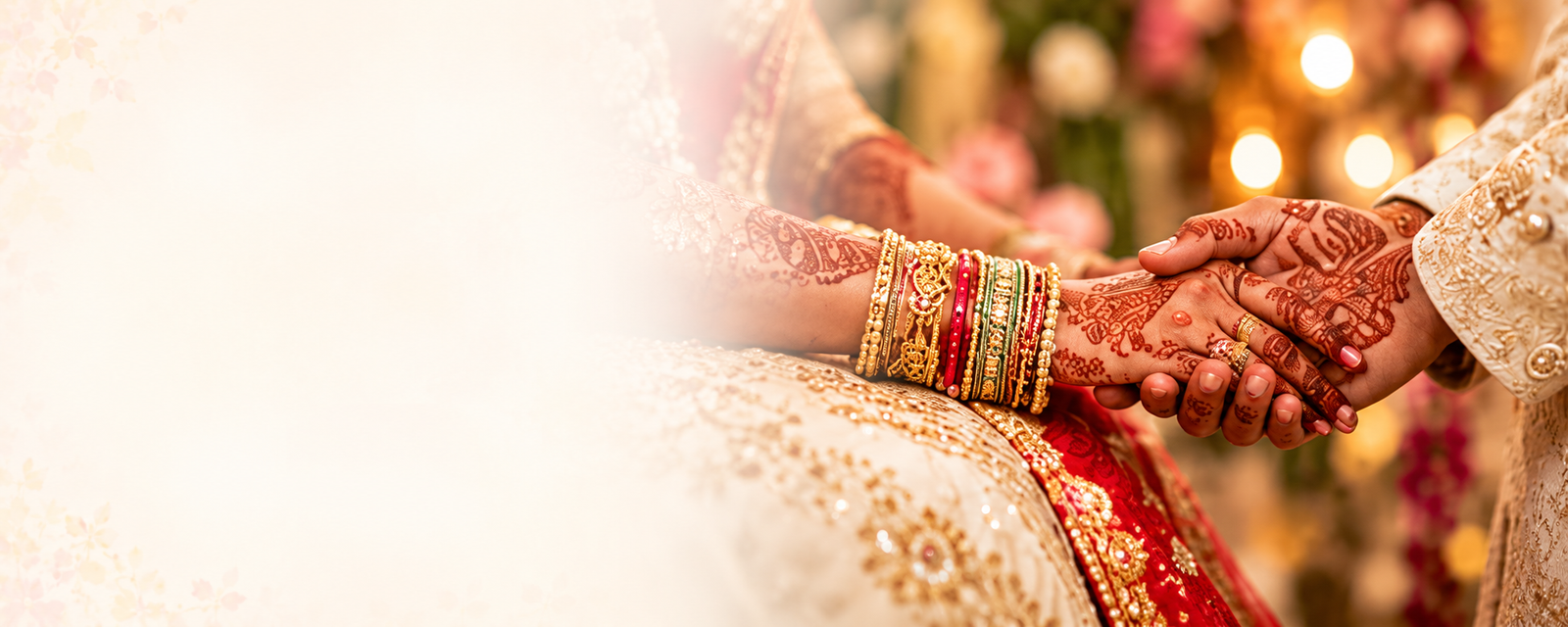 Indian wedding couple